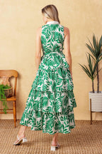 PARK AVENUE WOVEN WOVEN MIDI DRESS Flying Tomato