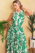 PARK AVENUE WOVEN WOVEN MIDI DRESS Flying Tomato