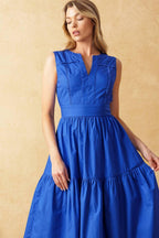MYSTIC MIRAGE WOVEN MIDI DRESS Flying Tomato