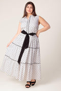 OUT OF REACH WOVEN MIDI DRESS Flying Tomato