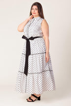 OUT OF REACH WOVEN MIDI DRESS Flying Tomato