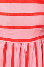 SPEAK NOW WOVEN MIDI DRESS Flying Tomato