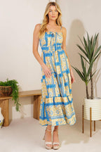 MAKING A WISH WOVEN MIDI DRESS Flying Tomato