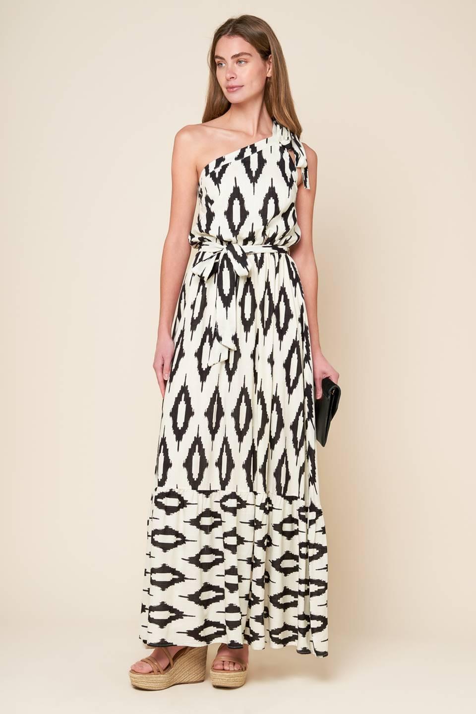 PERFECT SENSATION WOVEN MAXI DRESS Flying Tomato