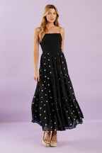 FADE INTO YOU WOVEN MIDI DRESS Flying Tomato