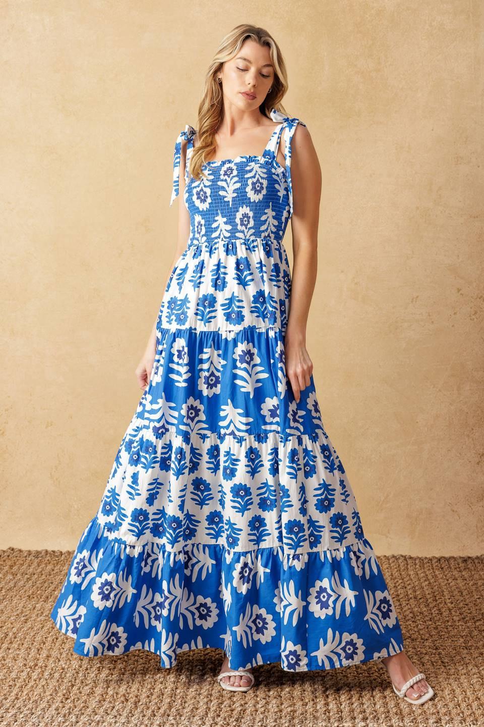 GLAMOUR IN MOTION WOVEN MAXI DRESS Flying Tomato