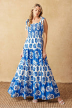 GLAMOUR IN MOTION WOVEN MAXI DRESS Flying Tomato