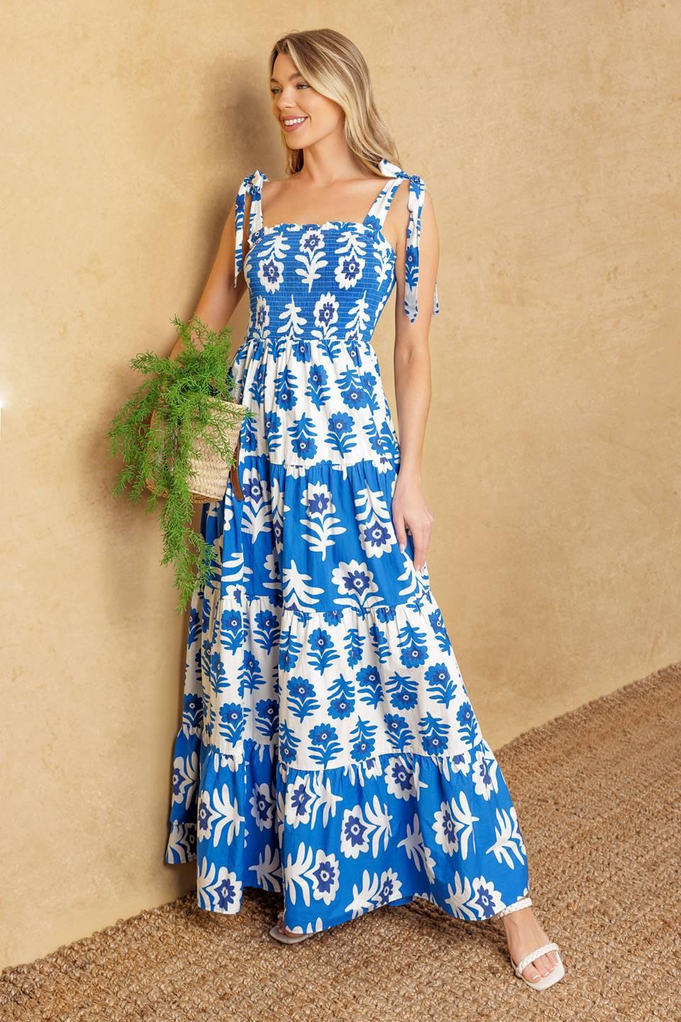 GLAMOUR IN MOTION WOVEN MAXI DRESS Flying Tomato
