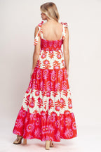 GLAMOUR IN MOTION WOVEN MAXI DRESS Flying Tomato