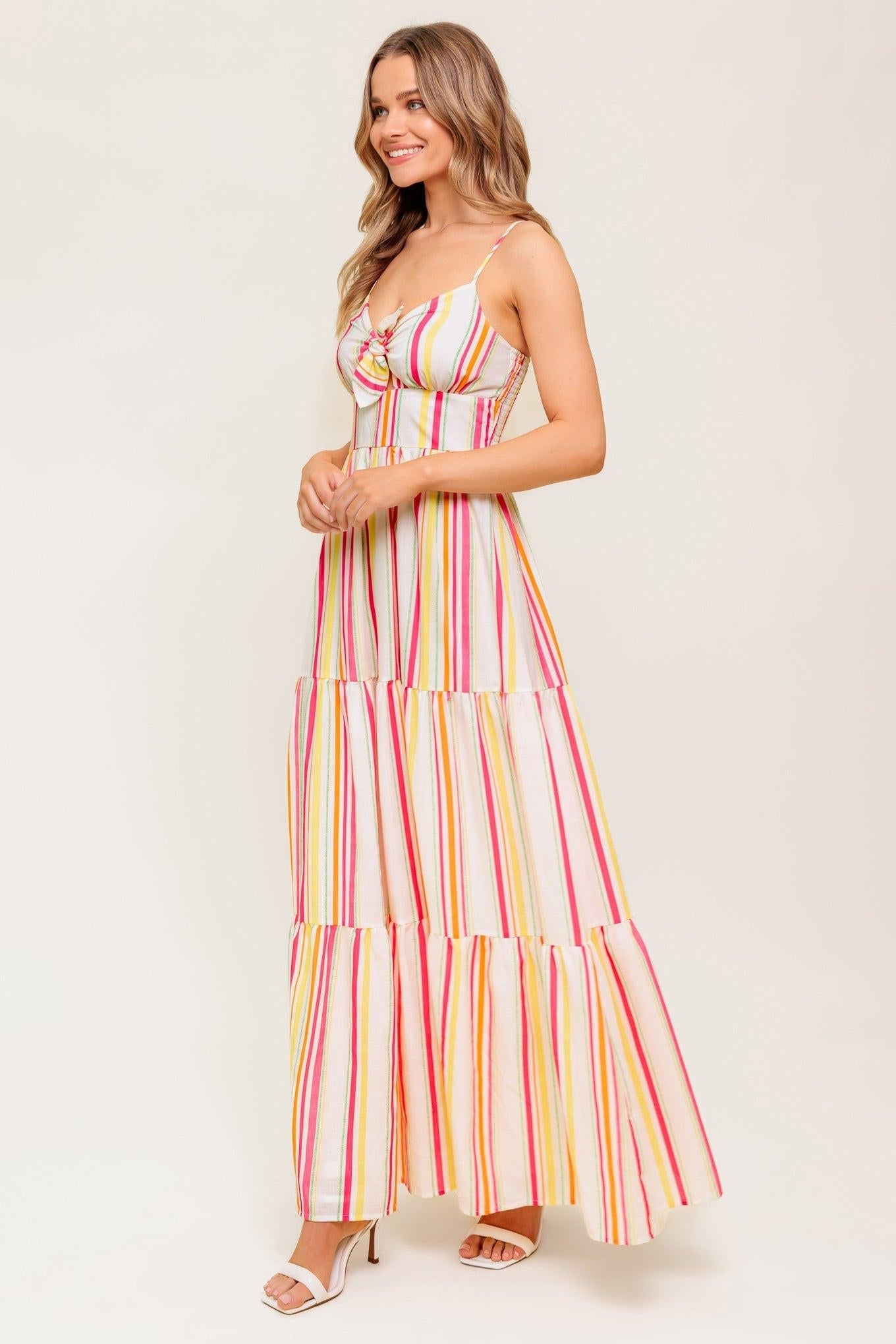 SEE THE GOOD WOVEN MAXI DRESS Flying Tomato