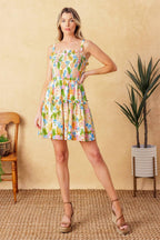 SECRET CRUSH WOVEN MINI DRESS Flying Tomato