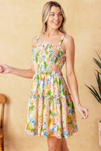 SECRET CRUSH WOVEN MINI DRESS Flying Tomato