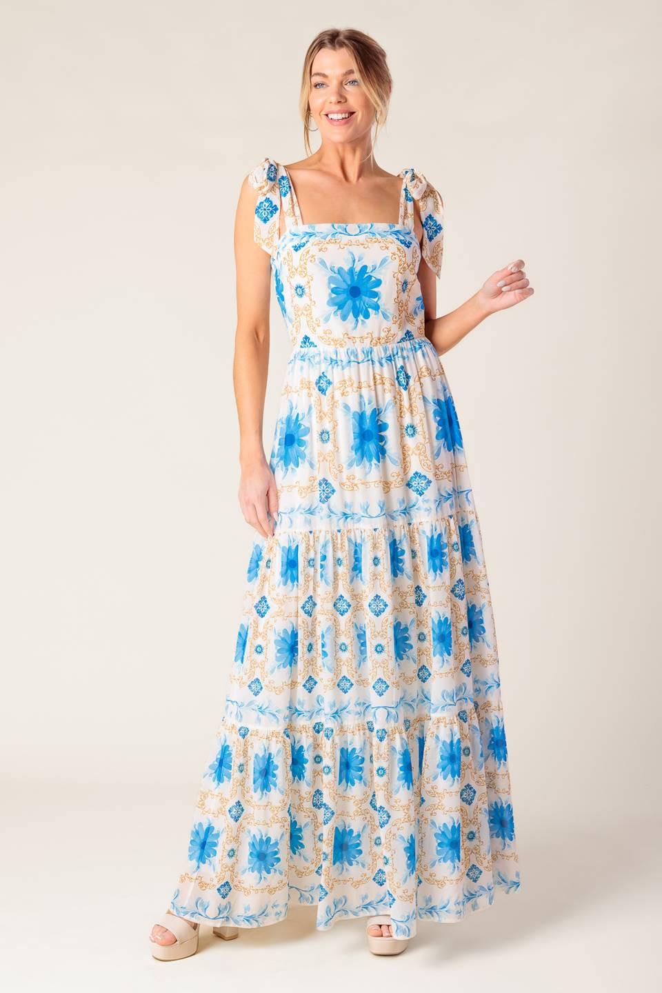MY DEBUT WOVEN MAXI DRESS Flying Tomato