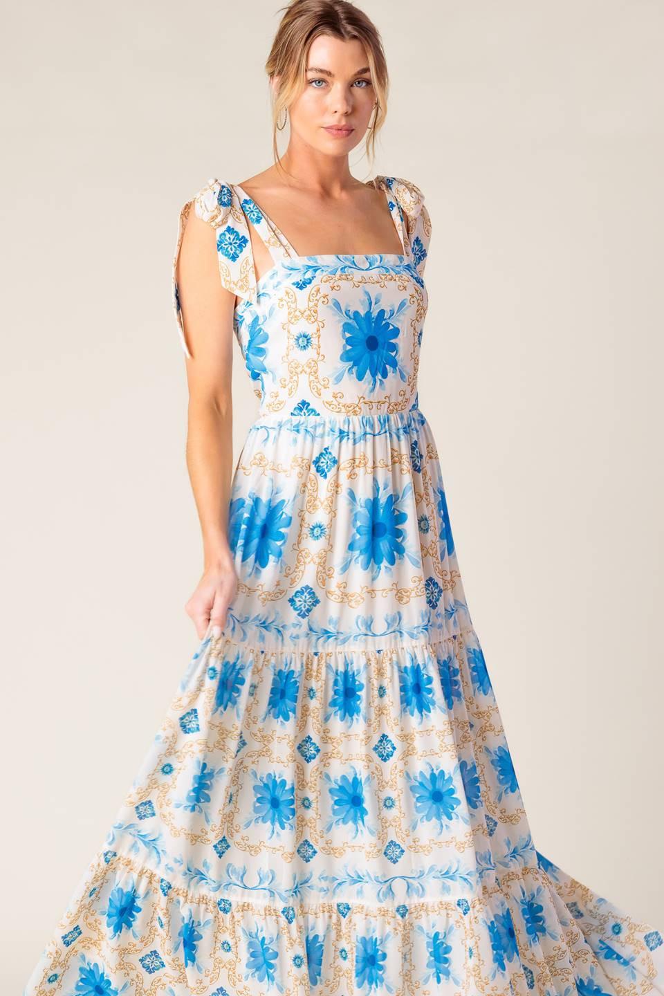 MY DEBUT WOVEN MAXI DRESS Flying Tomato