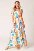 FROLIC THROUGH FIELDS WOVEN MAXI DRESS Flying Tomato