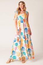 FROLIC THROUGH FIELDS WOVEN MAXI DRESS Flying Tomato