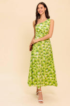 WALK IN THE GARDEN WOVEN MDI DRESS Flying Tomato