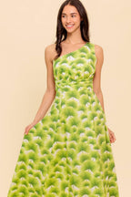 WALK IN THE GARDEN WOVEN MDI DRESS Flying Tomato