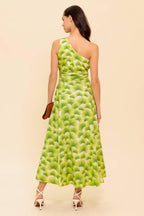 WALK IN THE GARDEN WOVEN MDI DRESS Flying Tomato