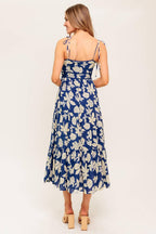 PETALS IN THE WIND WOVEN MIDI DRESS Flying Tomato