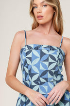 GWENNY BLUE DENIM MIDI DRESS Flying Tomato
