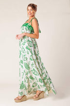 EVERYDAY BLISS WOVEN MAXI DRESS Flying Tomato