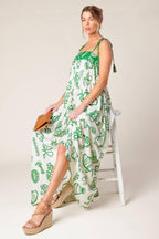 EVERYDAY BLISS WOVEN MAXI DRESS Flying Tomato