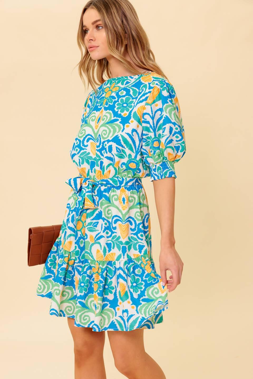 LOVE IN YOUR EYES WOVEN MNI DRESS Flying Tomato