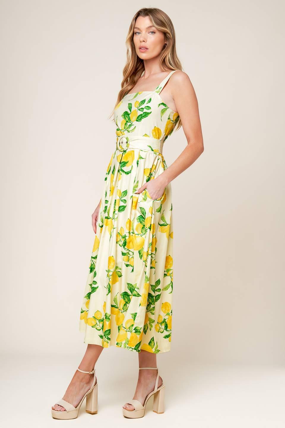 BEAMING PERFECTION IVORY WOVEN MIDI DRESS Flying Tomato