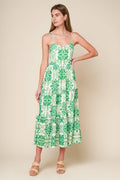 BEYOND ELEGANT WOVEN MIDI DRESS Flying Tomato