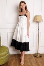 ISLAND HEARTBEAT WOVEN MIDI DRESS Flying Tomato