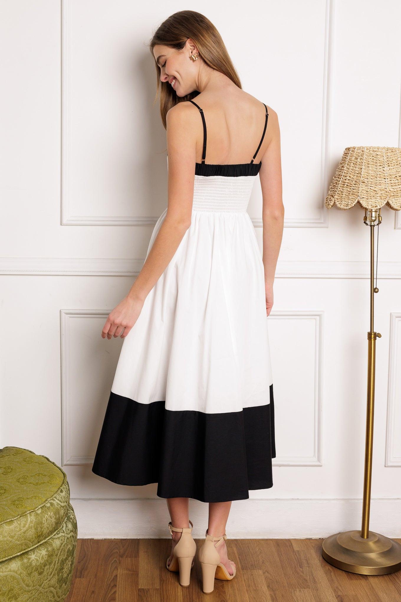 ISLAND HEARTBEAT WOVEN MIDI DRESS Flying Tomato