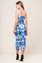 IN THE COUNTRYSIDE WOVEN MIDI DRESS Flying Tomato