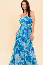 MANHATTAN ROMANCE WOVEN MAXI DRESS Flying Tomato