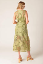 IN MY FREE TIME WOVEN LACE MIDI DRESS Flying Tomato
