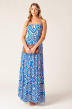 LAKESIDE PICNIC WOVEN MAXI DRESS Flying Tomato