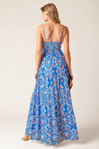 LAKESIDE PICNIC WOVEN MAXI DRESS Flying Tomato