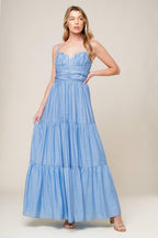 MOMENT MAKER WOVEN MAXI DRESS Flying Tomato