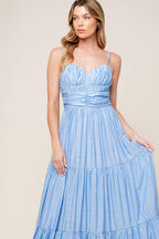 MOMENT MAKER WOVEN MAXI DRESS Flying Tomato