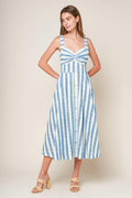LUSH WITH LIFE WOVEN MIDI DRESS Flying Tomato