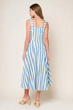 LUSH WITH LIFE WOVEN MIDI DRESS Flying Tomato