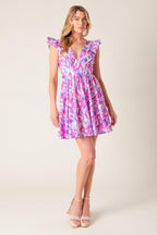 BETTER WITHOUT YOU WOVEN MINI DRESS Flying Tomato