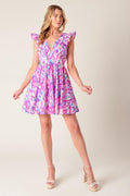 BETTER WITHOUT YOU WOVEN MINI DRESS Flying Tomato
