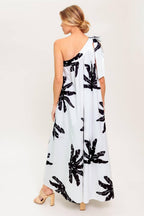 SUNSET SERENADE WOVEN MAXI DRESS Flying Tomato