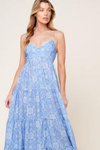 HAZY DAYS WOVEN MAXI DRESS Flying Tomato
