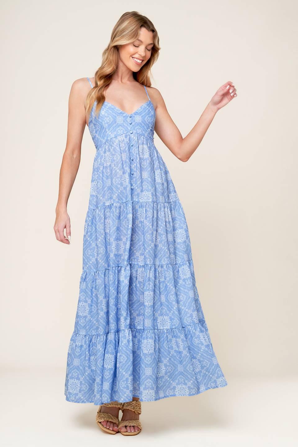 HAZY DAYS WOVEN MAXI DRESS Flying Tomato