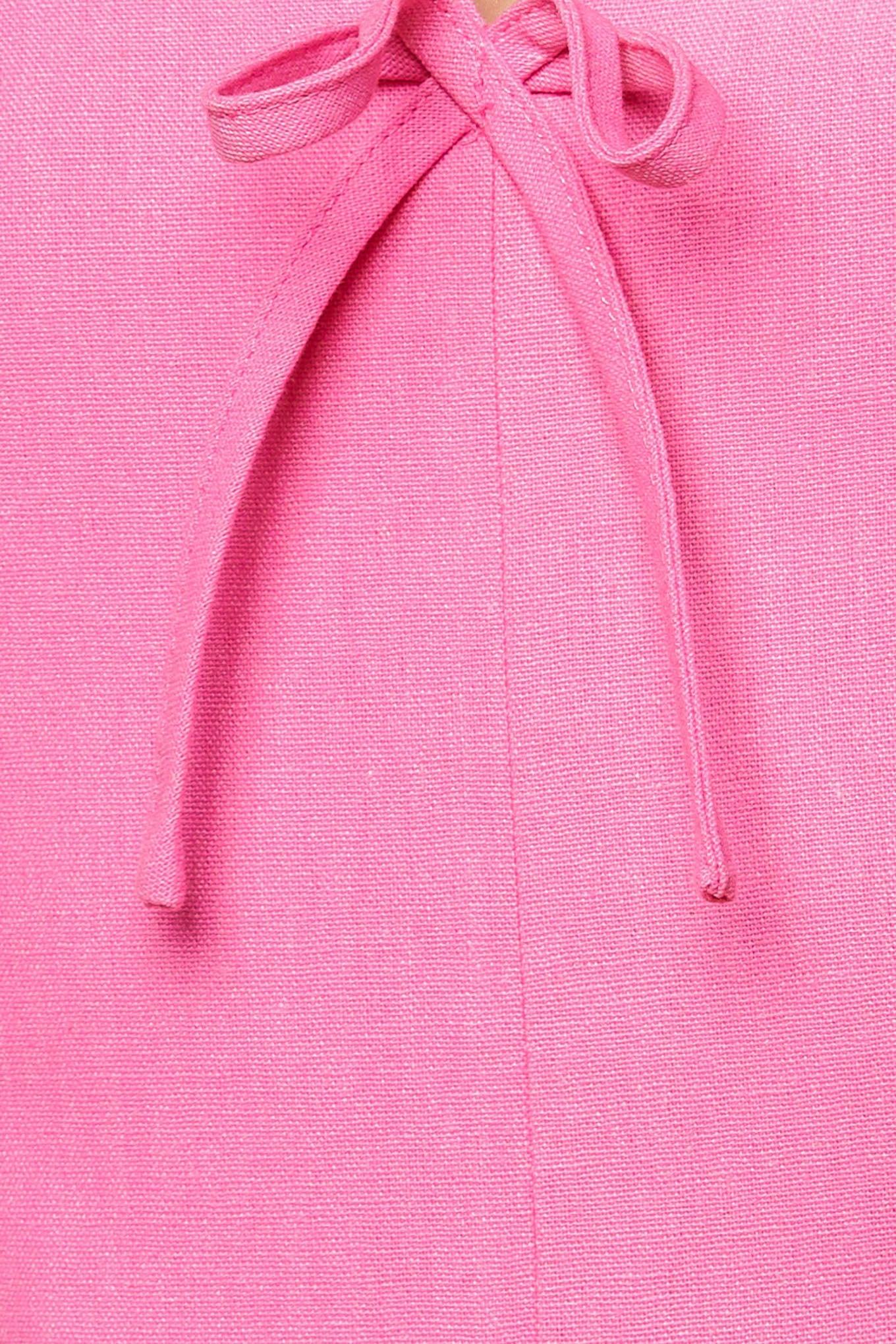 LET THE LIGHT PINK WOVEN MIDI DRESS Flying Tomato