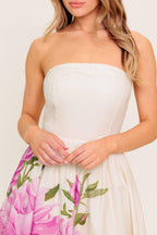 CAUGHT IN THE BREEZE FLORAL WOVEN MAXI DRESS Flying Tomato