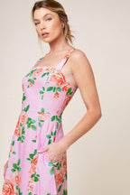 TIME FOR TEAM WOVEN MIDI DRESS Flying Tomato