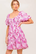 MEADOW RHYTHM WOVEN EYELET MINI DRESS Flying Tomato